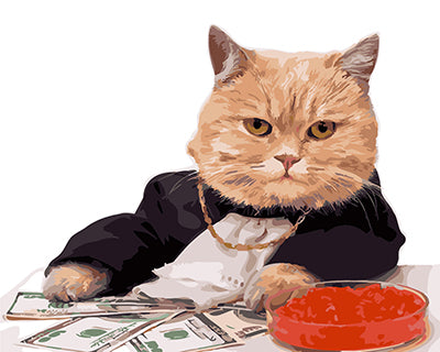 Hund & Katze Malen nach Zahlen GX27159