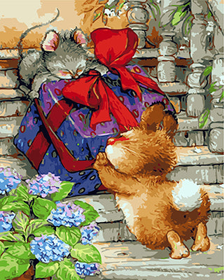 Cartoon Malen nach Zahlen GX27258