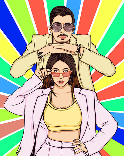 Cartoon Malen nach Zahlen GX27279