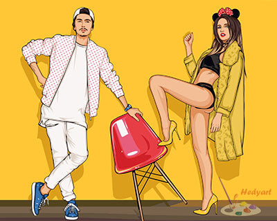 Liebe Malen nach Zahlen GX27286