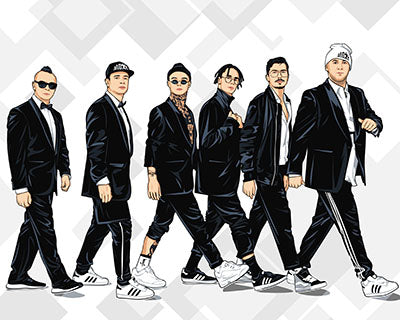 Porträt Malen nach Zahlen GX27287