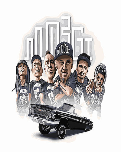 Porträt Malen nach Zahlen GX27293