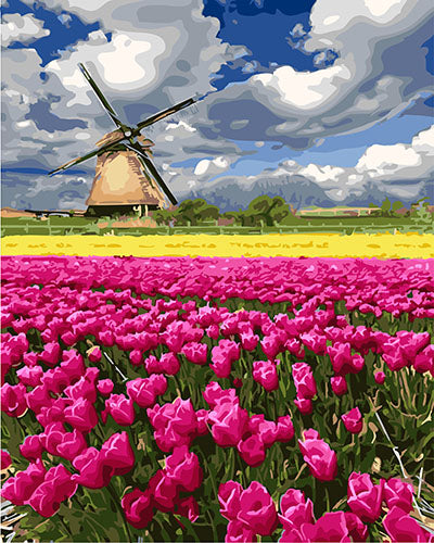 Blume Malen nach Zahlen GX27313