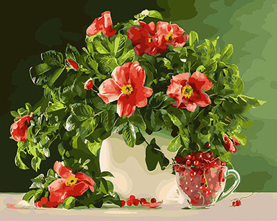 Blume Malen nach Zahlen GX27319