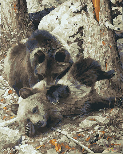 Tier Malen nach Zahlen GX27348