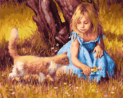 Porträt Malen nach Zahlen GX27398