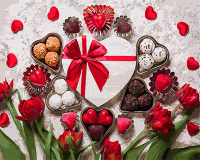 Stillleben Malen nach Zahlen GX27411