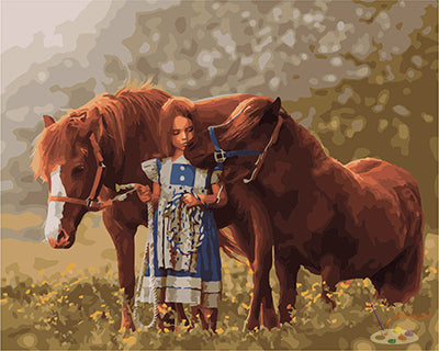 Tier Malen nach Zahlen GX27455