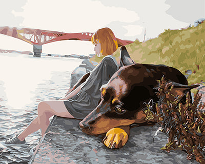 Porträt Malen nach Zahlen GX27470