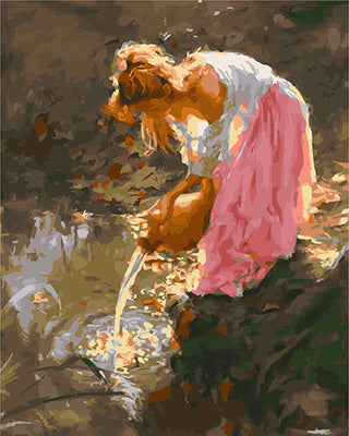 Porträt Malen nach Zahlen GX27479