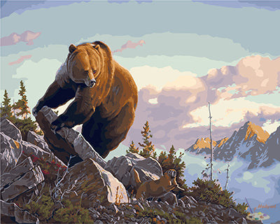 Tier Malen nach Zahlen GX27484