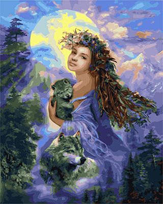 Porträt Malen nach Zahlen GX27567