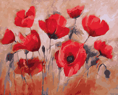 Blume Malen nach Zahlen GX27624