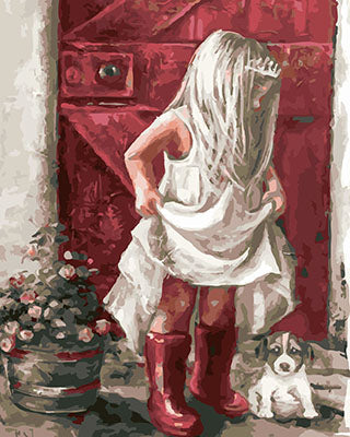 Porträt Malen nach Zahlen GX27641