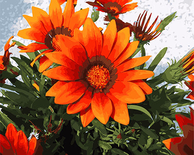 Blume Malen nach Zahlen GX27706