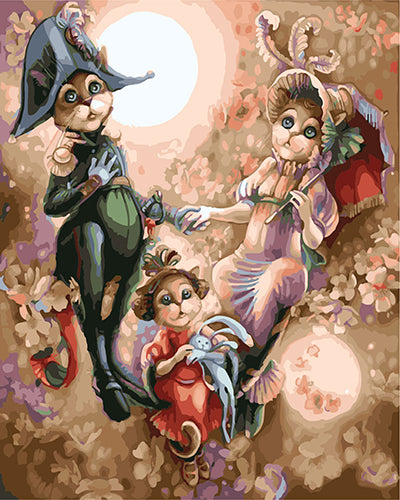 Cartoon Malen nach Zahlen GX27721