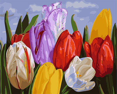 Blume Malen nach Zahlen GX27751