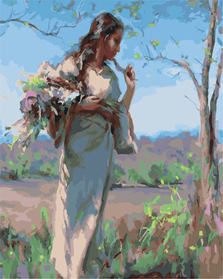 Porträt Malen nach Zahlen GX27762