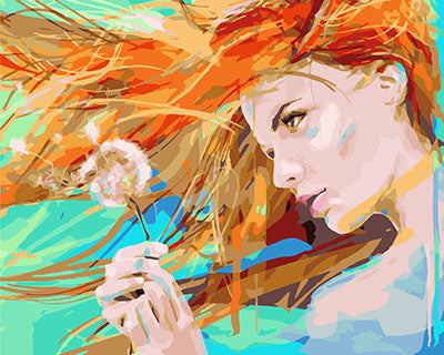 Porträt Malen nach Zahlen GX27778