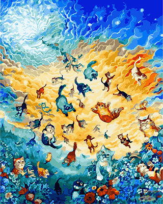 Tier Malen nach Zahlen GX27807