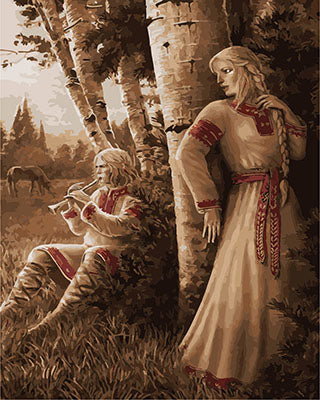 Porträt Malen nach Zahlen GX27867