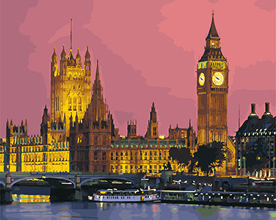 Stadt Malen nach Zahlen GX27906