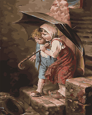 Porträt Malen nach Zahlen GX27911