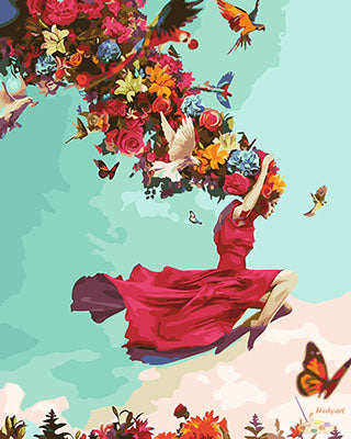 Fantasie Malen nach Zahlen GX27925