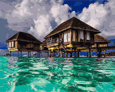 Meereslandschaft Malen nach Zahlen GX27983