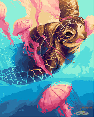 Tier Malen nach Zahlen GX27988