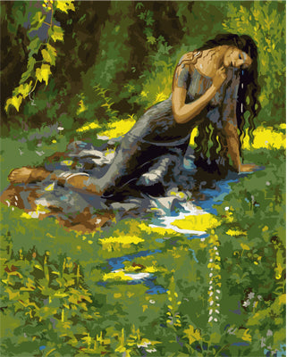 Porträt Malen nach Zahlen GX28015