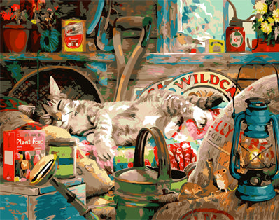 Hund & Katze Malen nach Zahlen GX28022