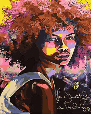 Porträt Malen nach Zahlen GX28047