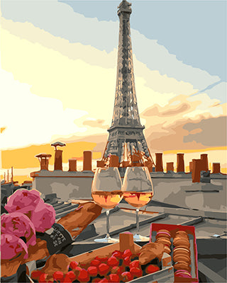 Stadt Malen nach Zahlen GX28051