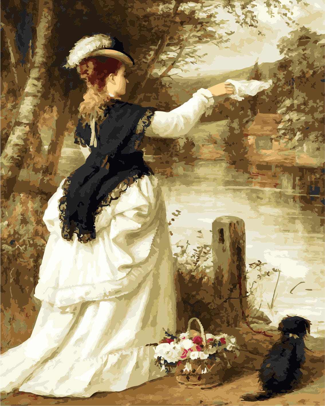 Porträt Malen nach Zahlen GX28069