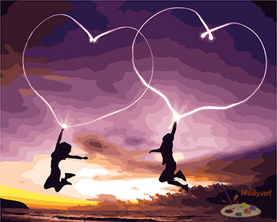 Liebe Malen nach Zahlen GX28074