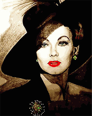 Porträt Malen nach Zahlen GX28092