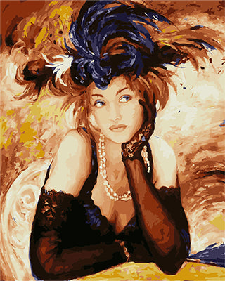 Porträt Malen nach Zahlen GX28102