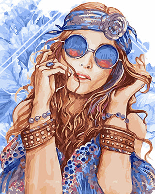 Porträt Malen nach Zahlen GX28125