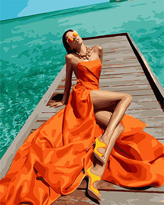 Porträt Malen nach Zahlen GX28142