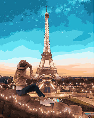 Stadt Malen nach Zahlen GX28152