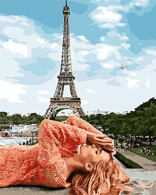 Stadt Malen nach Zahlen GX28161