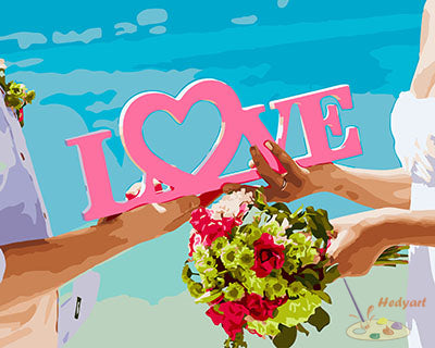 Liebe Malen nach Zahlen GX28180