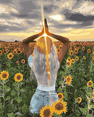 Porträt Malen nach Zahlen GX28184