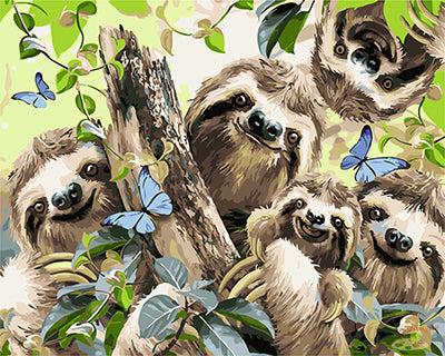 Tier Malen nach Zahlen GX28226