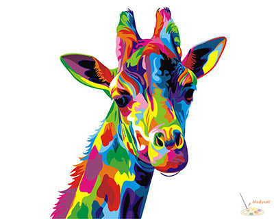 Tier Malen nach Zahlen GX28260