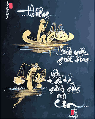 Cartoon Malen nach Zahlen GX28261