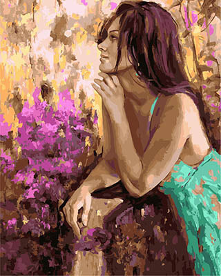 Porträt Malen nach Zahlen GX28274