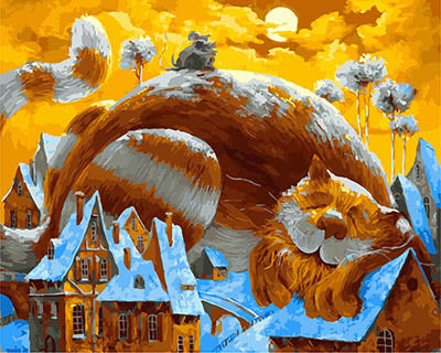 Hund & Katze Malen nach Zahlen GX28290