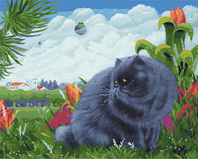 Hund & Katze Malen nach Zahlen GX28291